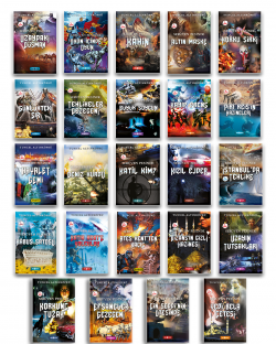 SERÜVEN PEŞİNDE Serisi Set 24 Kitap - Tuncel Altınköprü